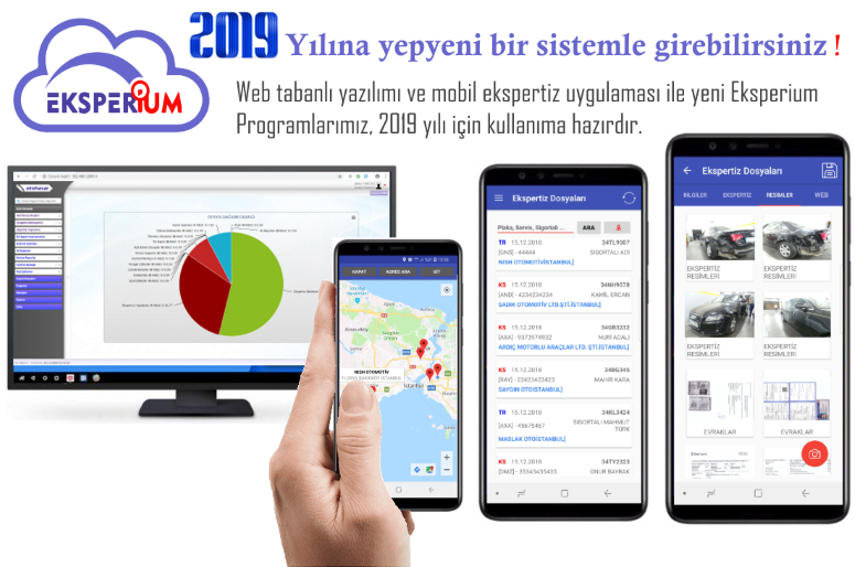 Eksperim Web ve Mobil uygulama Yazilimi Kullanilmaya basladi