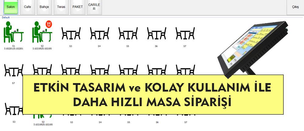 garson sipari ekran